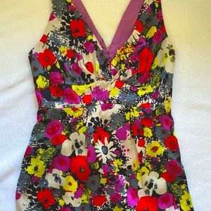 NWOT GORGEOUS REBECCA TAYLOR FLORAL CAMISOLE SZ 2